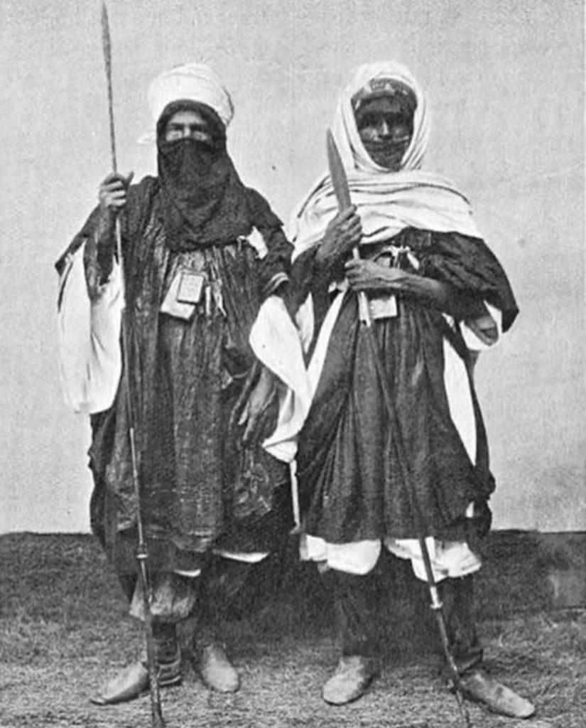 Two Tuareg warriors, 1906.